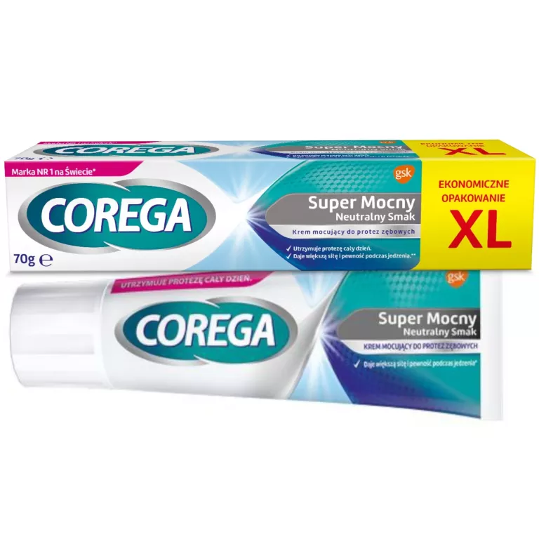 KREM MOCUJĄCY DO PROTEZ COREGA SUPER MOCNY NEUTRALNY SMAK