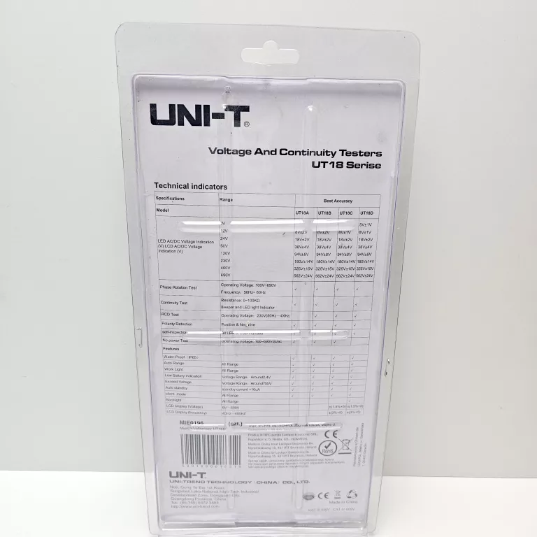 MULTIMETR RĘCZNY UNI-T UT18D W PUDEŁKU