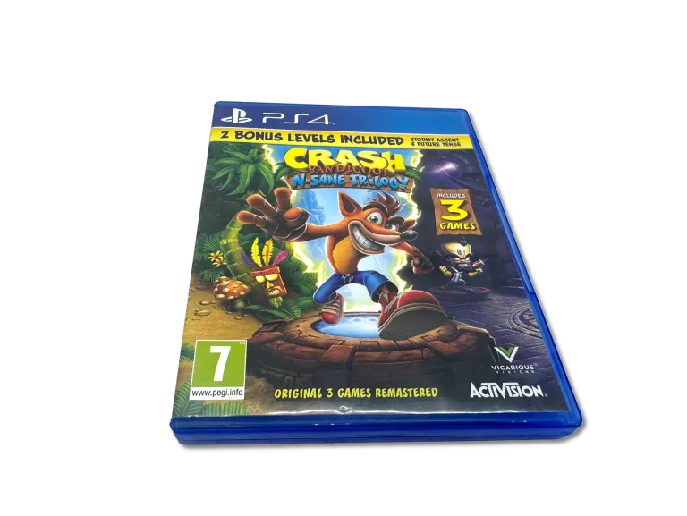 GRA NA PS4 CRASH BANDICOOT NSANE TRILOGY