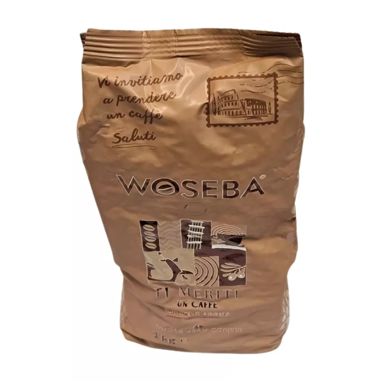 KAWA ZIARNISTA MIESZANA WOSEBA TI MERITI CREMA E AROMA 1000 G