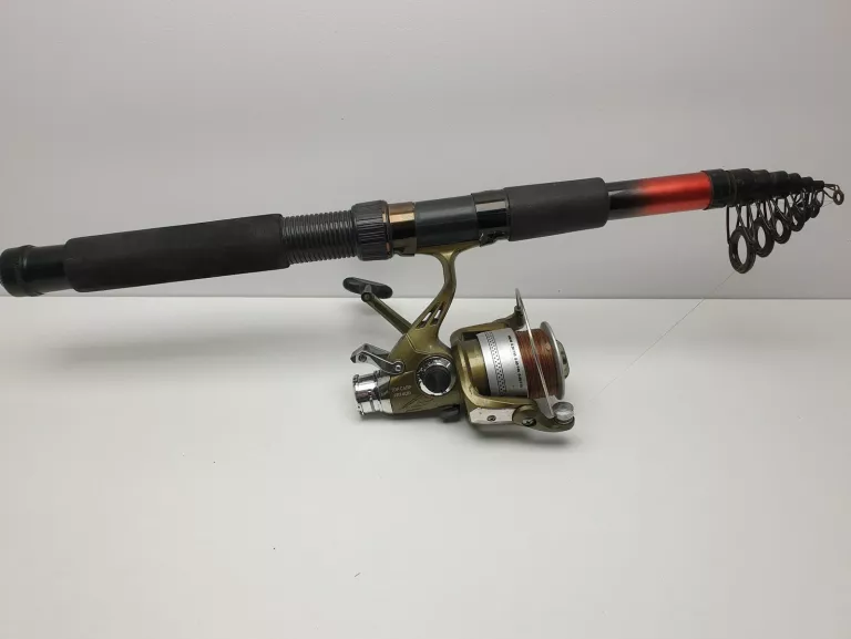 WĘDKA TELESKOPOWA Z KOŁOWROTKIEM JAXON TOP CARP FRT400