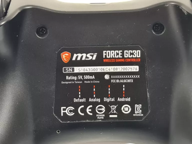 PAD MSI FORCE GC30 V2 (CZARNY)