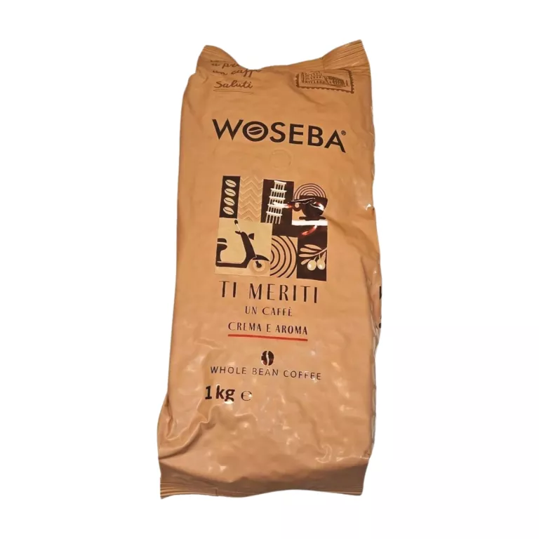 KAWA ZIARNISTA MIESZANA WOSEBA TI MERITI CREMA E AROMA 1000 G