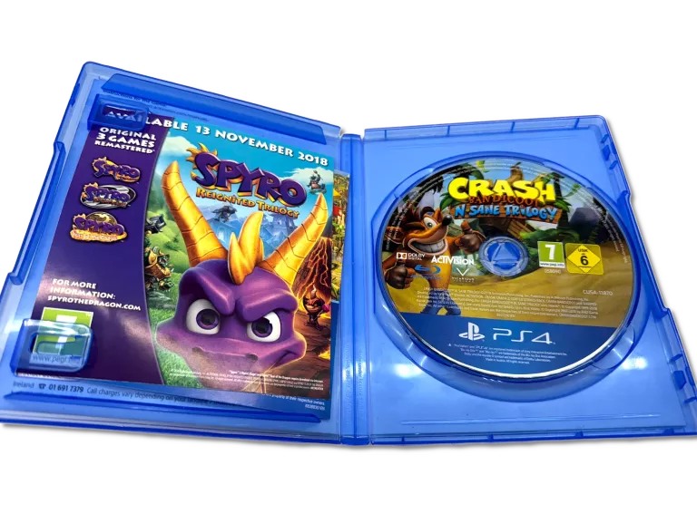 GRA NA PS4 CRASH BANDICOOT NSANE TRILOGY