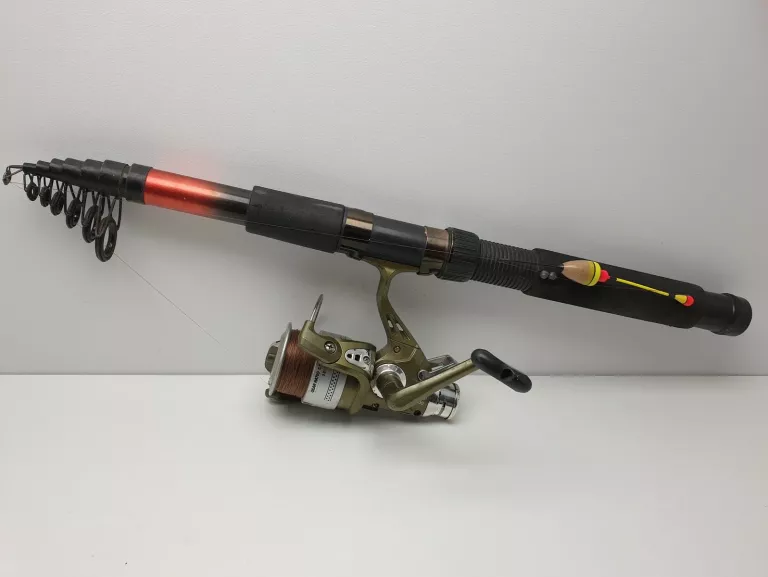 WĘDKA TELESKOPOWA Z KOŁOWROTKIEM JAXON TOP CARP FRT400