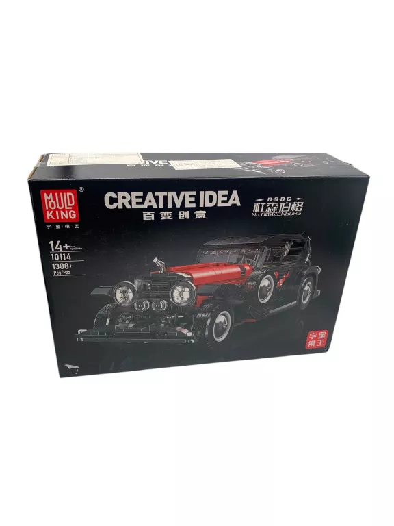 KLOCKI MOULD KING 10114 DUESENBERG MODEL J KONSTRUKCYJNE KLASYCZNY SAMOCHÓ
