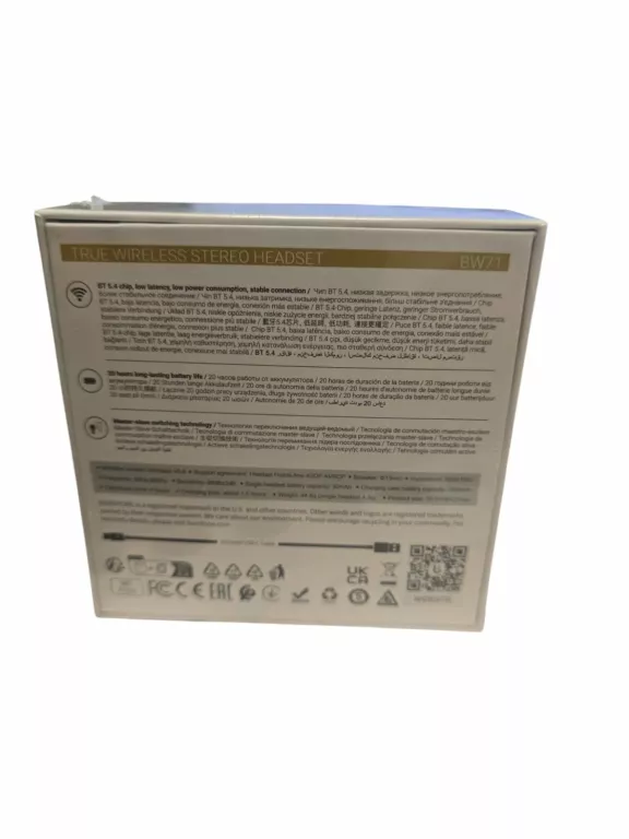 BOROFONE SŁUCHAWKI BLUETOOTH TWS BW71 SOLEIL CZARNE