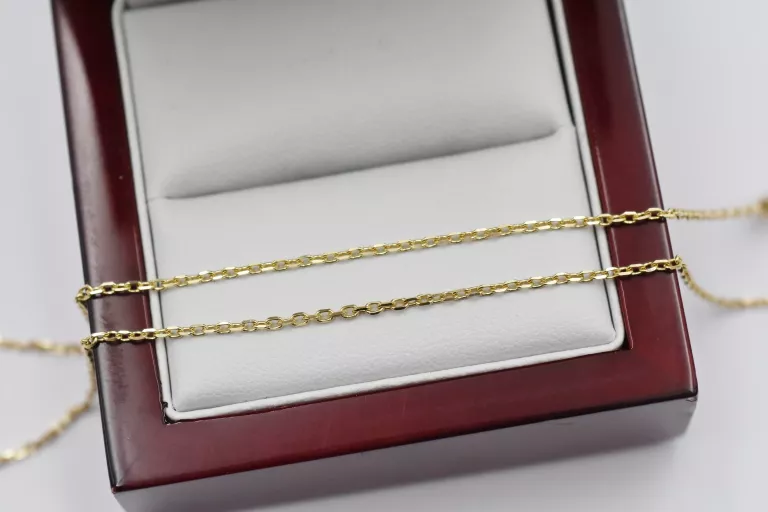 PIĘKNY ZŁOTY KOMPLET ŁAŃCUSZEK + BRANSOLETKA -14K 585 - R43/17 G6,0