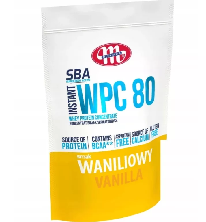 BIAŁKO MLEKOVITA SBA WPC80 INSTANT 700G - WANILIOWY