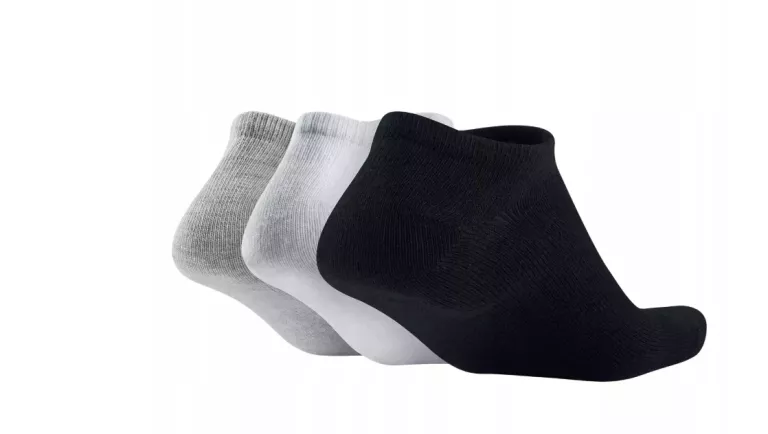 SKARPETY NIKE STOPKI 3-PAK MIX CZARNE BIAŁE SKARPETKI 42-46