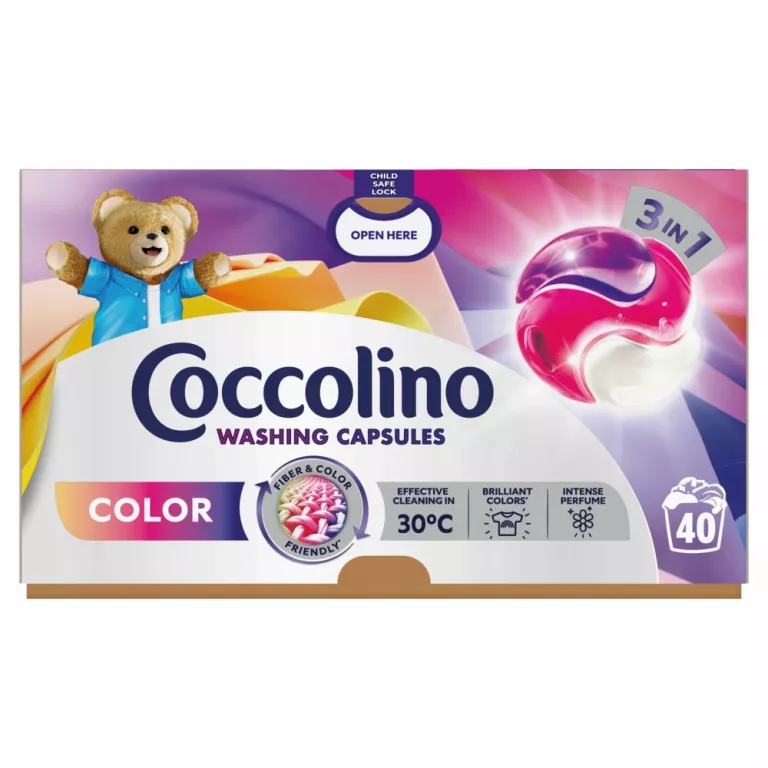 KAPSUŁKI DO PRANIA COCCOLINO CARE COLOR 40 SZT.