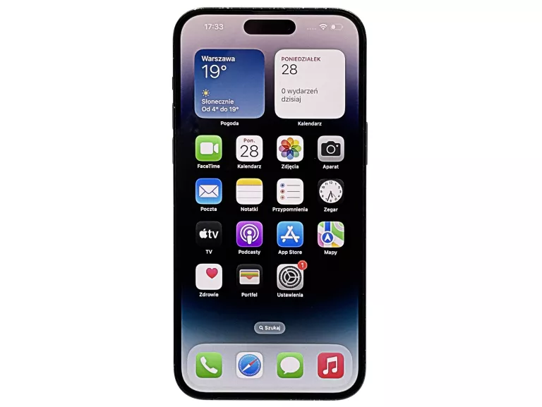 TELEFON APPLE IPHONE 14 PRO MAX 256GB 6,70'' BLACK BAT. 89% - WOLNY RYNEK!