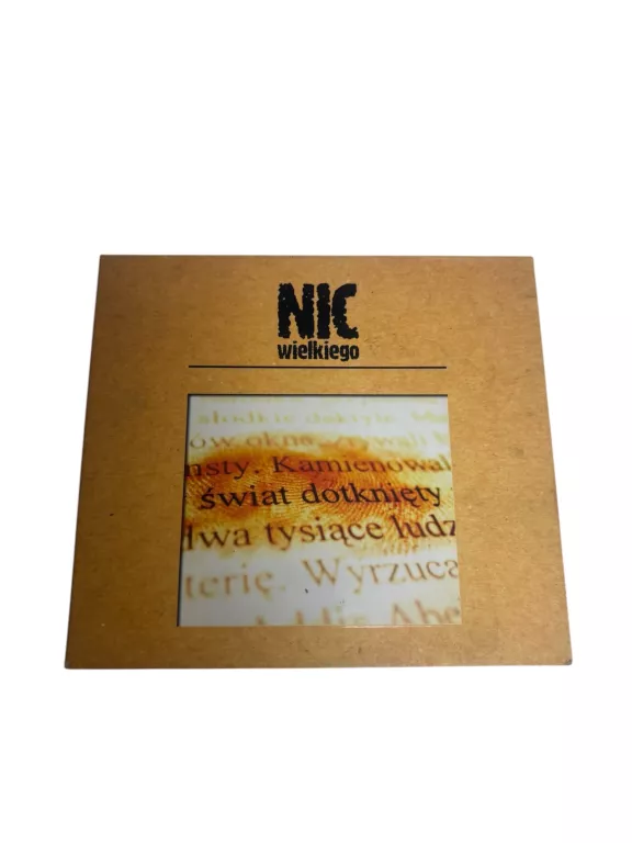 NIC WIELKIEGO -ŚWIAT DOTKNIĘTY CD/A. PONIEDZIELSKI