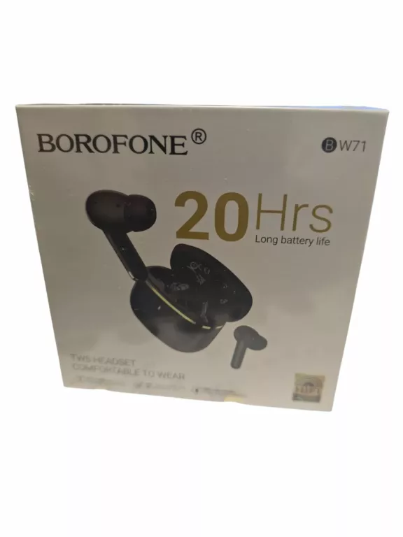 BOROFONE SŁUCHAWKI BLUETOOTH TWS BW71 SOLEIL CZARNE