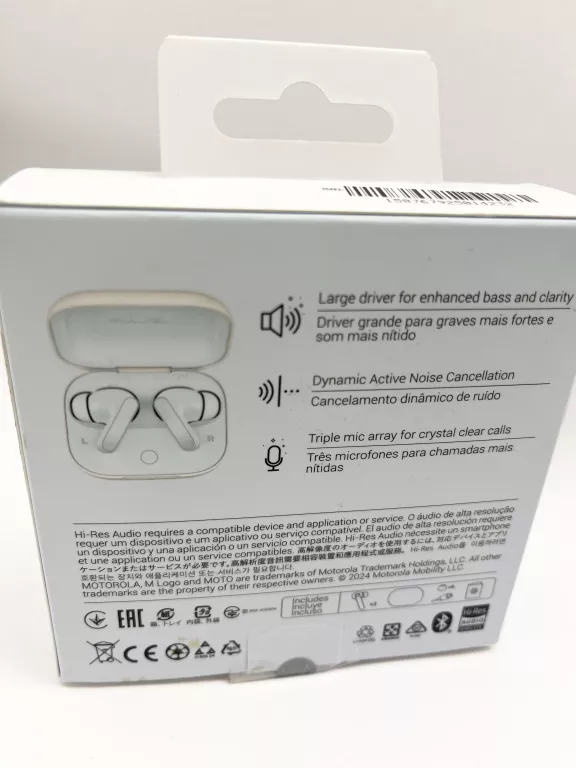 SŁUCHAWKI BEZPRZEWODOWE DOKANAŁOWE MOTOROLA MOTO BUDS