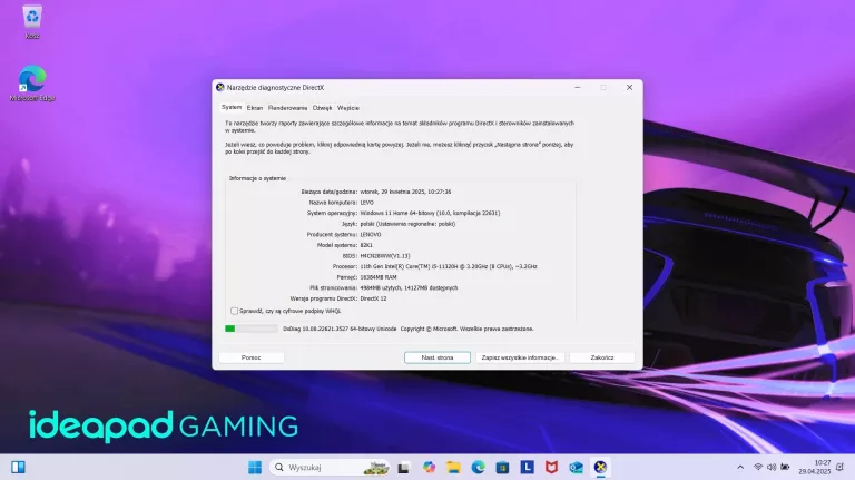 LENOVO IDEAPAD GAMING 3 15IHU6 15.6" I5-11320H 16/512 GB SSD RTX 3050 4GB