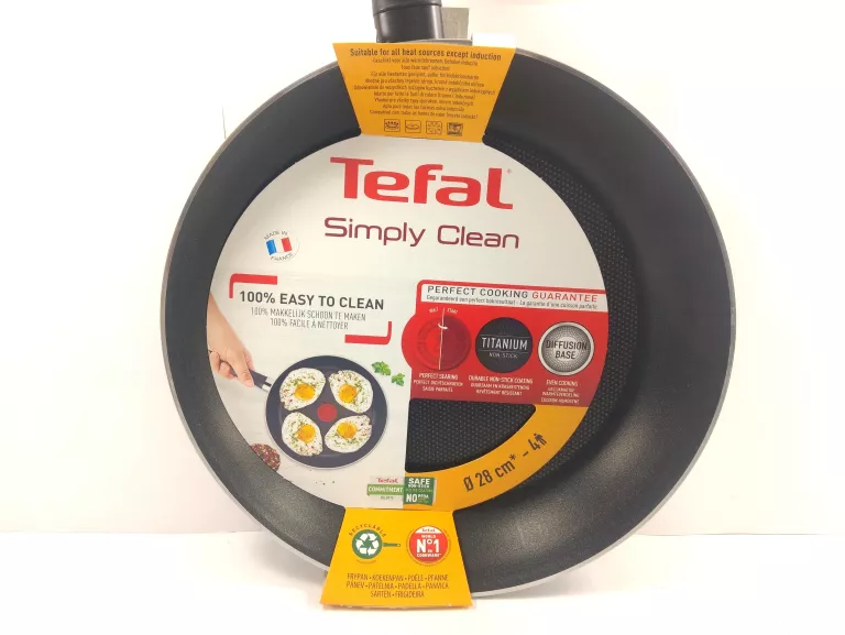 PATELNIA TEFAL 28CM TYTANOWA