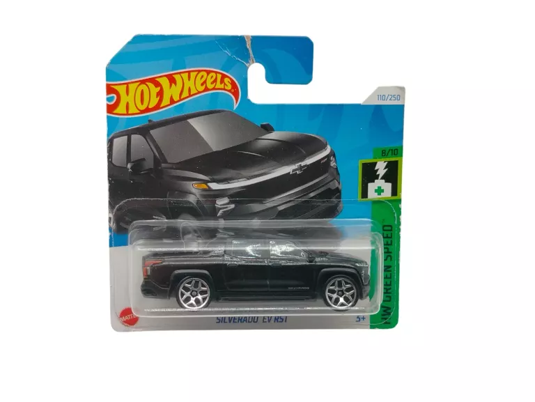 HOT WHEELS HTD57 SILVERADO EV RST HW GREEN SPEED