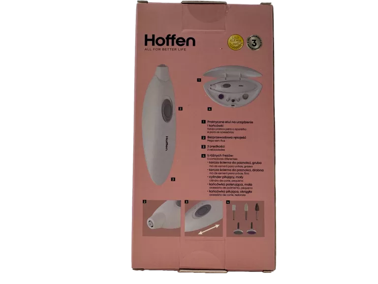 ZESTAW DO MANICURE I PEDICURE HOFFEN