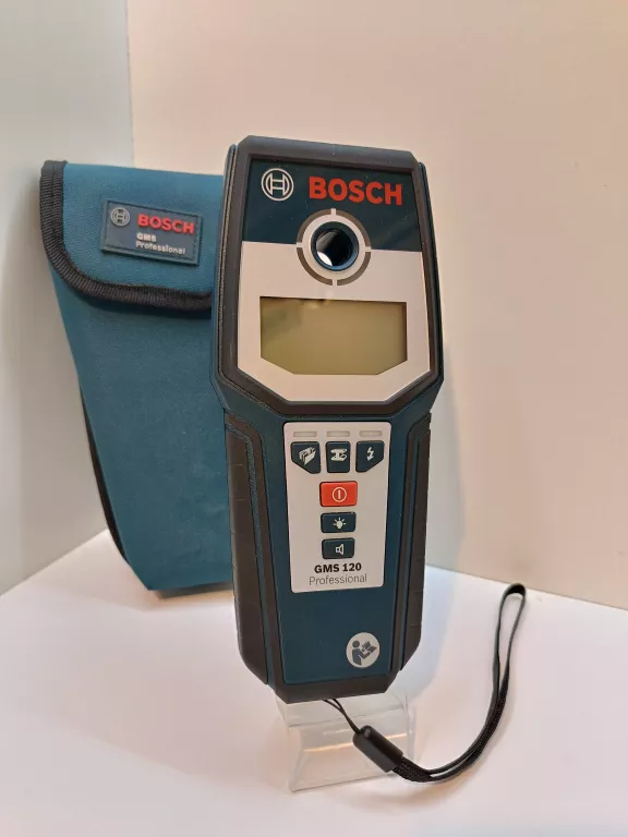 DETEKTOR KABLI PRZEWODÓW METALI METALU DRUTÓW - BOSCH GMS 120 + ETUI