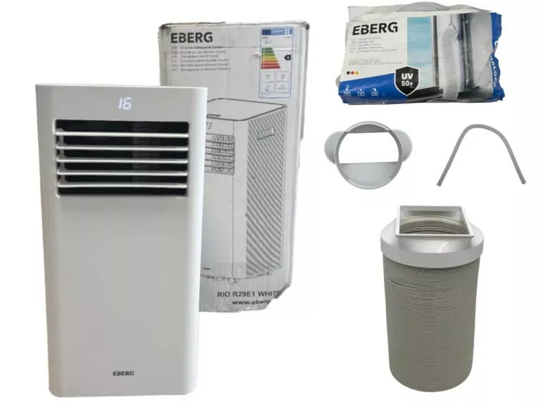 KLIMATYZATOR PRZENOŚNY RIO EBERG 3KW 220-240V 65DB WIFI - GW.04.2026R!