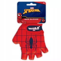 RĘKAWICZKI ROWEROWE OCHRANIACZE NA ROWER HULAJNOGĘ SPIDERMAN 3-7 LAT