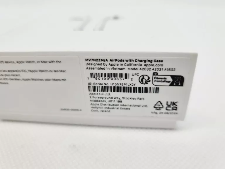 SŁUCHAWKI APPLE AIRPODS 2 BIAŁY MV7N2ZM