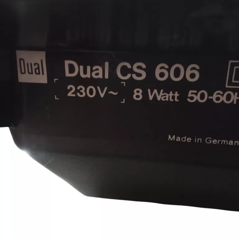 GRAMOFON DUAL CS 606