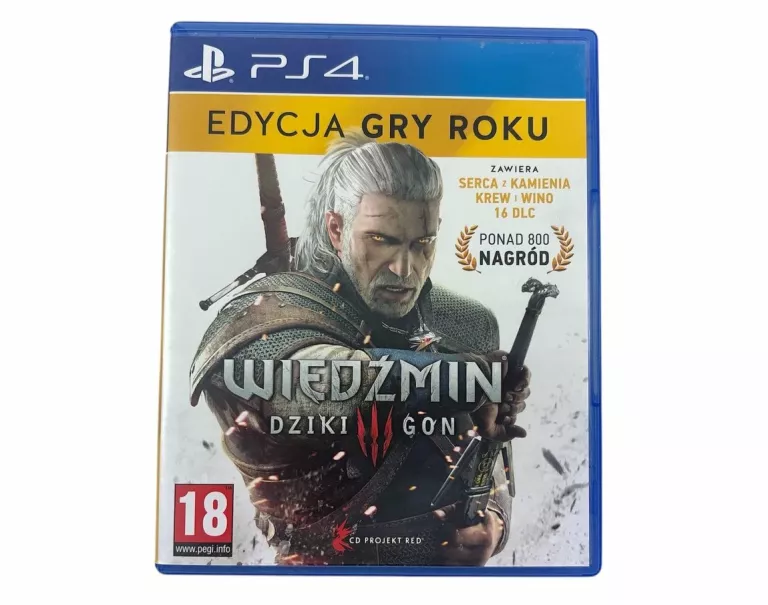 GRA SONY PS4 WIEDŹMIN 3 III DZIKI GON