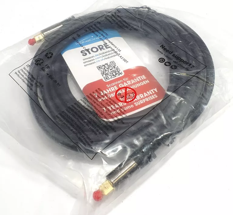 KABELDIREKT KABEL OPTYCZNY TOSLINK AUDIO STEREO DOLBY DIGITAL - 3M