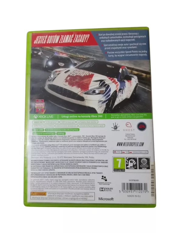 GRA NA XBOX 360 NFS RIVALS