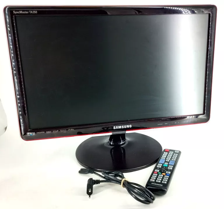 MONITOR SAMSUNG LT24A350EW Z TV+KABEL ZASILAJĄCY
