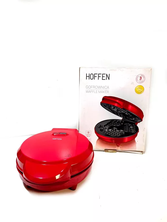 GOFROWNICA HOFFEN WM-4206 CZERWONA ZOO 6 GOFRÓW 1200W NON-STICK POWŁOKA