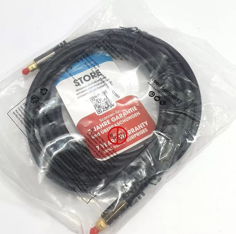 KABELDIREKT KABEL OPTYCZNY TOSLINK AUDIO STEREO DOLBY DIGITAL - 3M
