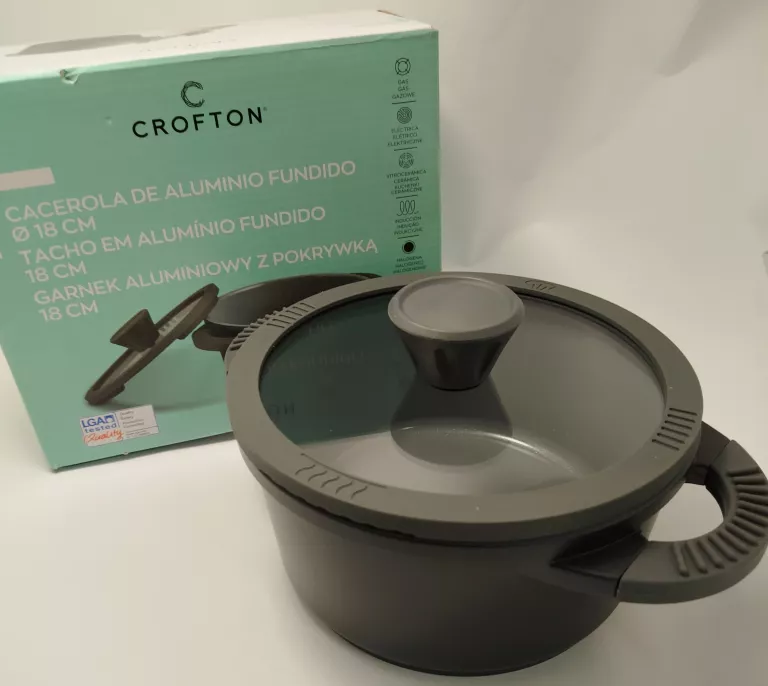 GARNEK ALUMINIOWY Z POKRYWA CROFTON