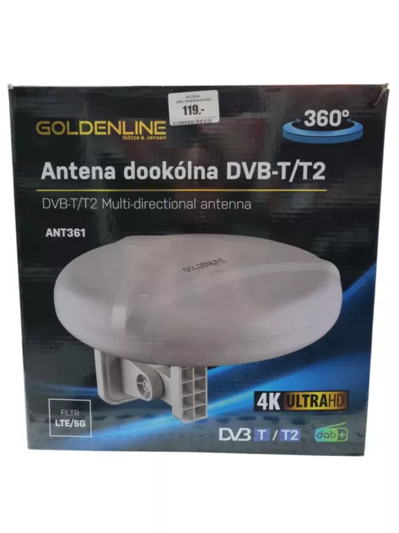 ANTENA WIELOKIERUNKOWA GÖTZE & JENSEN GOLDEN LINE ANT361