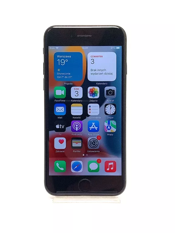 TELEFON IPHONE 7 128GB + ŁADOWARKA, BATERIA 100%