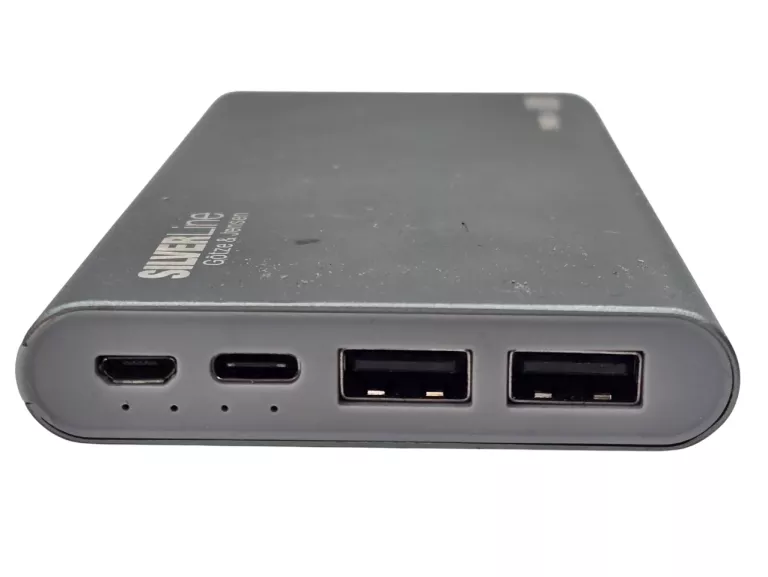 POWERBANK GÖTZE & JENSEN 10000MAH SILVER LINE PZMI11G MICRO-USB USB-C