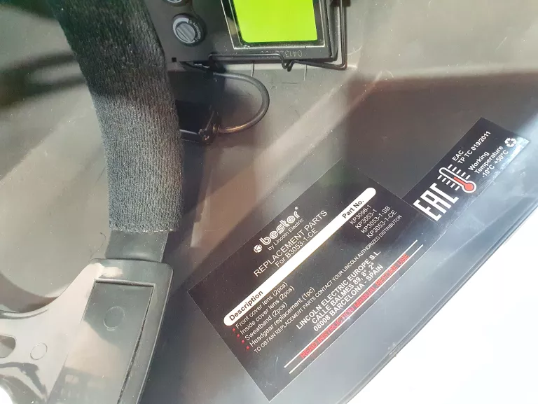 PRZYŁBICA SPAWALNICZA AUTOMATYCZNA SAMOŚCIEMNIAJĄCA BESTER SCREEN II