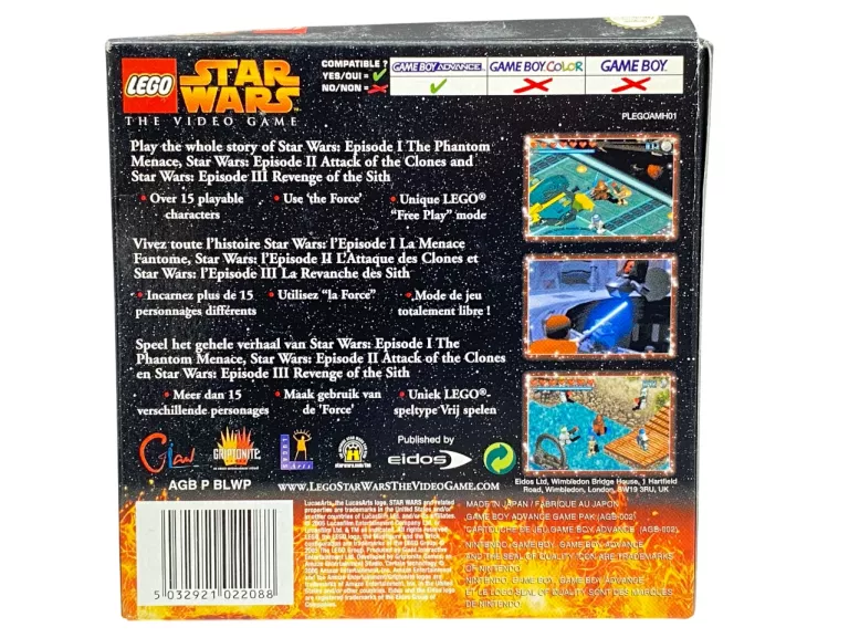 GRA LEGO STAR WARS: THE VIDEO GAME PAL NINTENDO GAMEBOY ADVANCE GBA