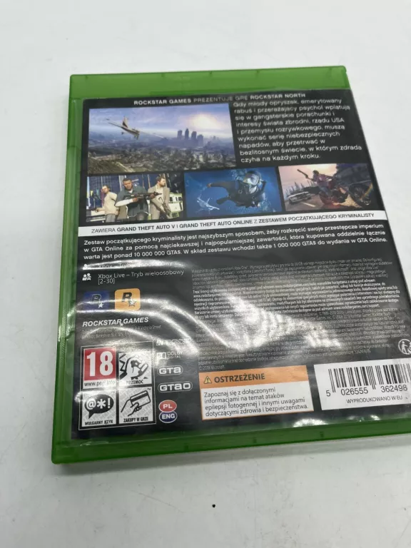 GRA XBOX ONE GRAND THEFT AUTO GTA 5 PREMIUM EDITION PL