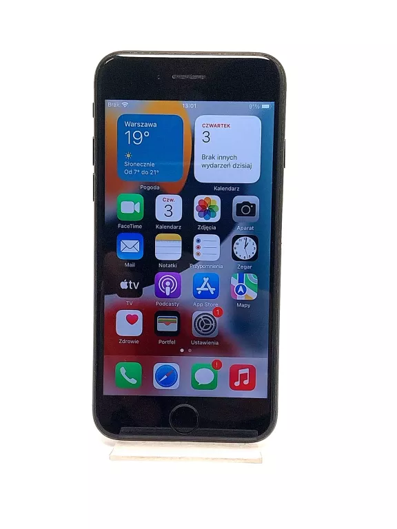TELEFON IPHONE 7 128GB + ŁADOWARKA, BATERIA 100%