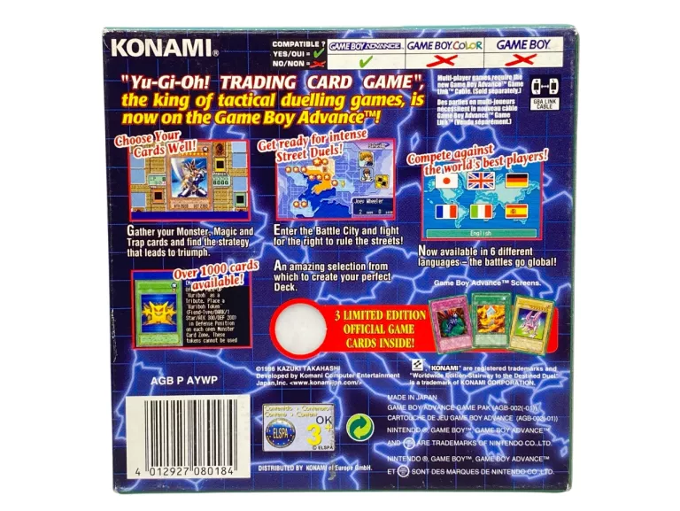 GRA YU-GI-OH WORLD WIDE EDITION PAL NINTENDO GAMEBOY ADVANCE GBA