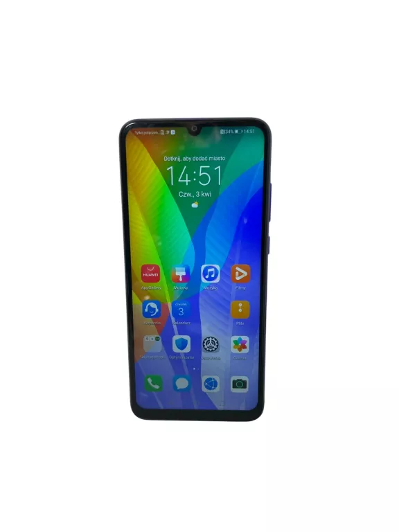 SMARTFON HUAWEI Y6P 3 GB / 64 GB 4G (LTE) FIOLETOWY 5000 MAH