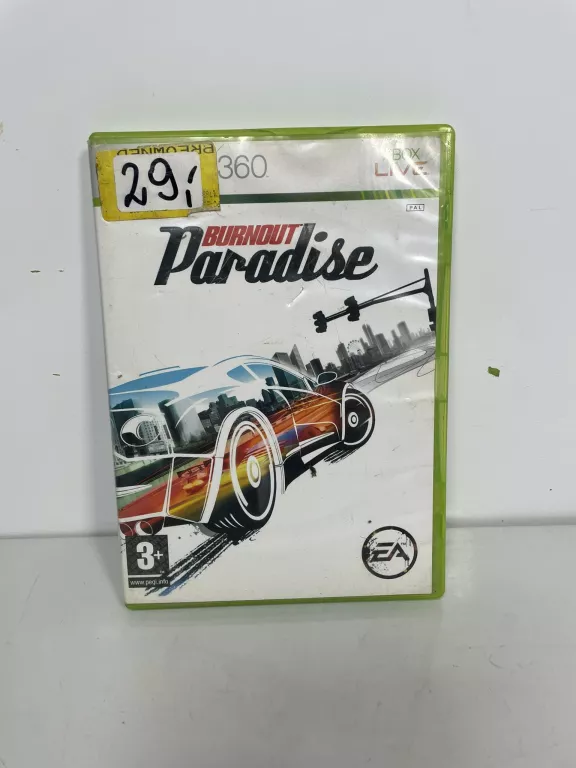 BURNOUT PARADISE XBOX 360