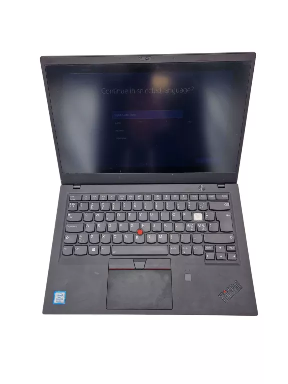 LAPTOP LENOVO THINKPAD X1 CARBON 8 GB / 256 GB / I5-825U / OPIS