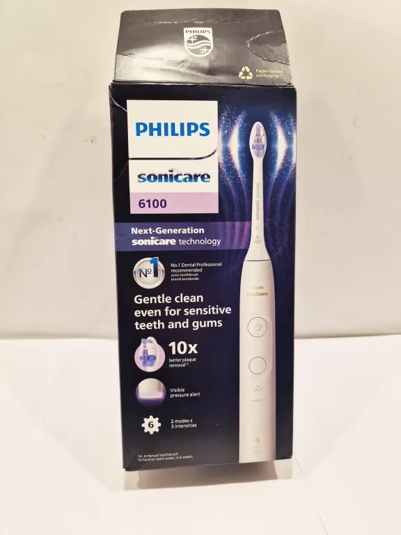 SZCZOTECZKA SONICZNA PHILIPS SONICARE 6100 BIAŁA - GENERACJA