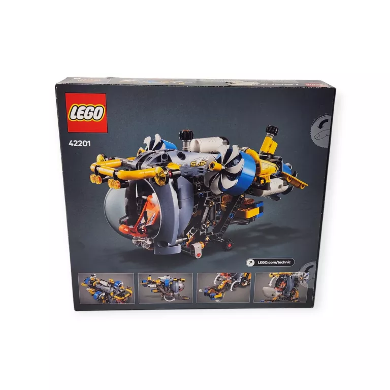 LEGO TECHNIC 42201 GŁĘBINOWY OKRĘT PODWODNY DO BADAŃ
