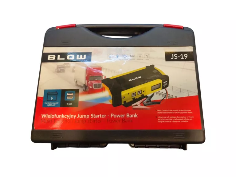 URZĄDZNIE ROZRUCHOWE POWERBANK BLOW JS-19 16800 MAH GW