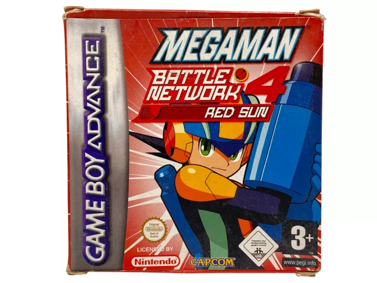 GRA MEGA MAN BATTLE NETWORK 4: RED SUN PAL NINTENDO GAMEBOY ADVANCE GBA